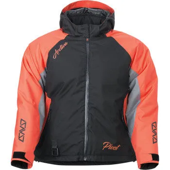 Arctiva Women's Pivot 5 Hooded Snowmobile Jacket Coral