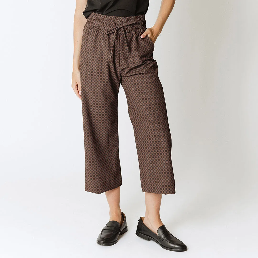 Audrey Wide Leg Pants, Wicker