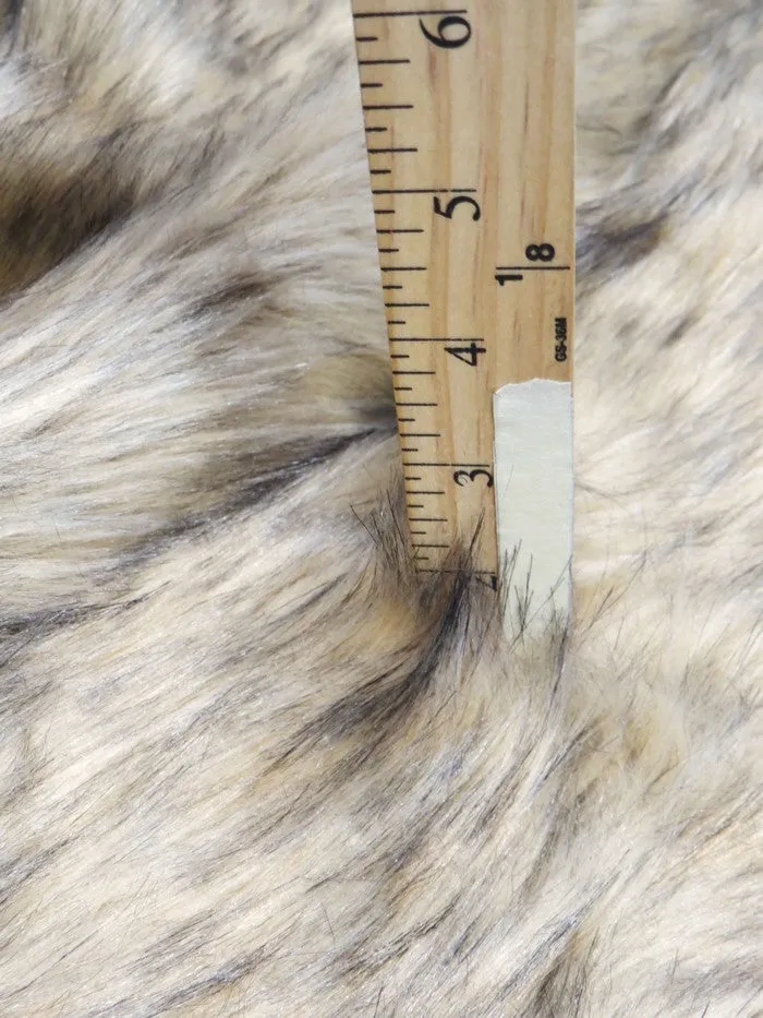 Baby Tundra Wolf (New Lot) Animal Short Pile Coat Costume Faux Fur Fabric / Sold By The Yard