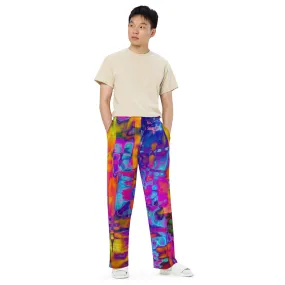 Barmudi All-over print unisex wide-leg pants