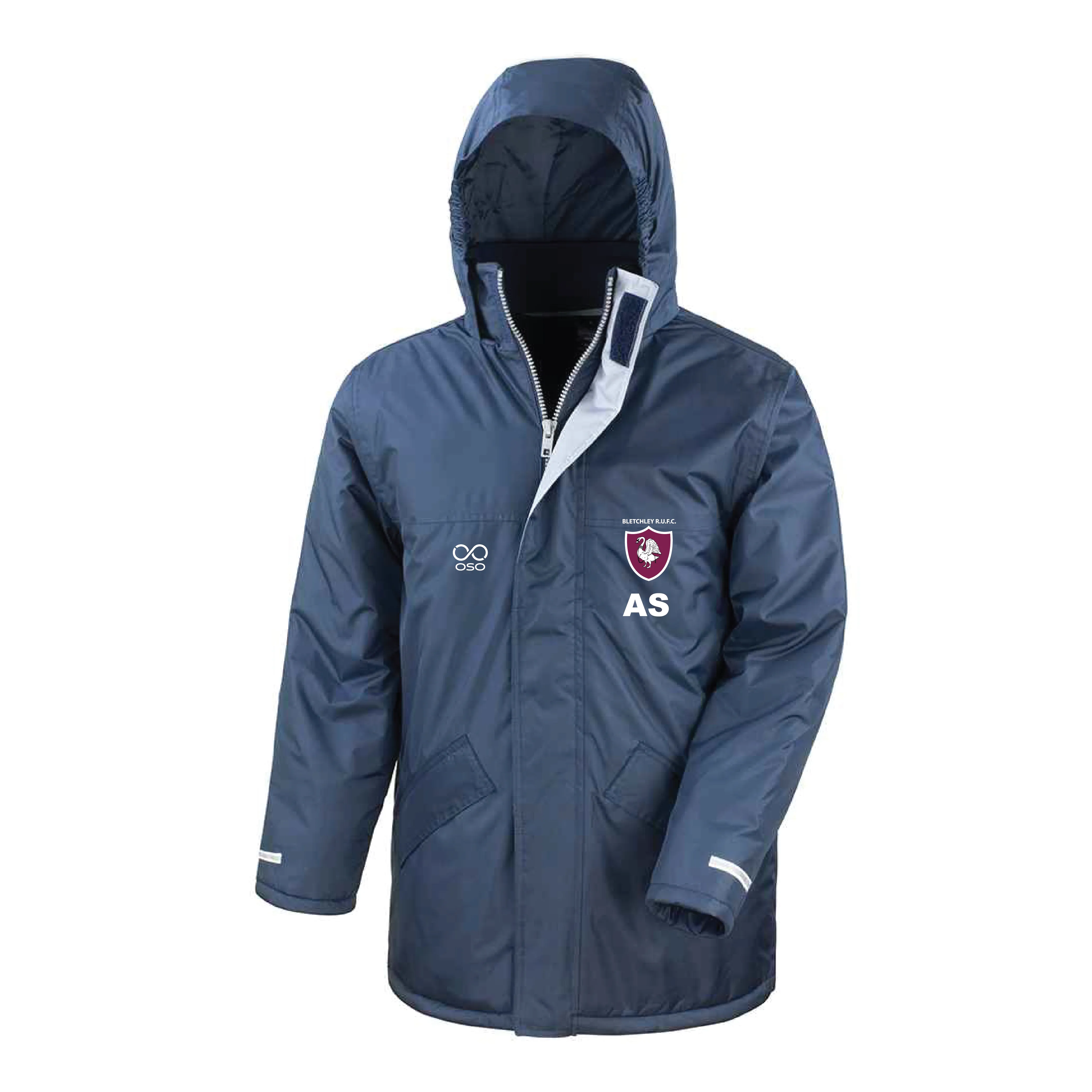 Bletchley RUFC Manager Parka Jacket - Navy