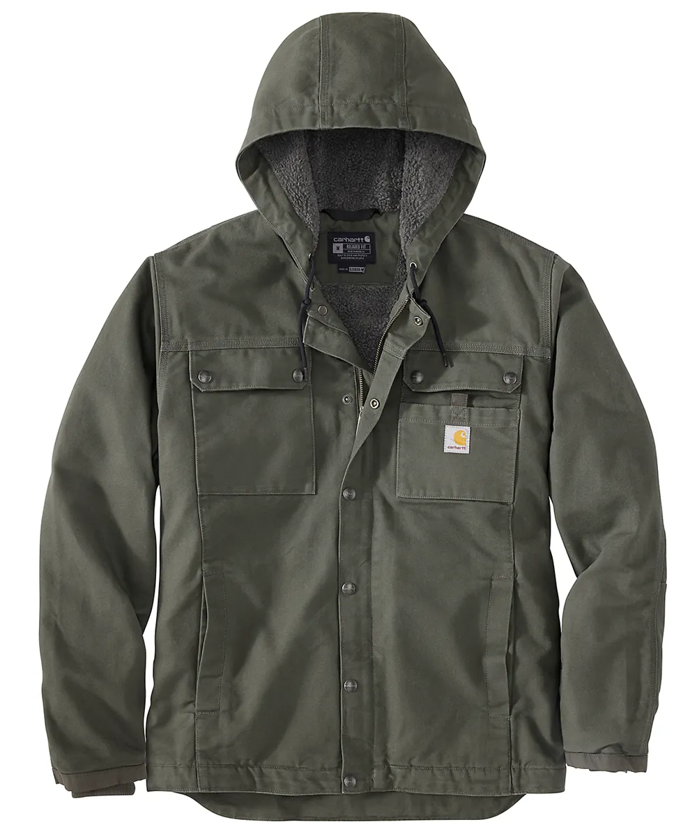 Carhartt Washed Duck Bartlett Jacket - Moss