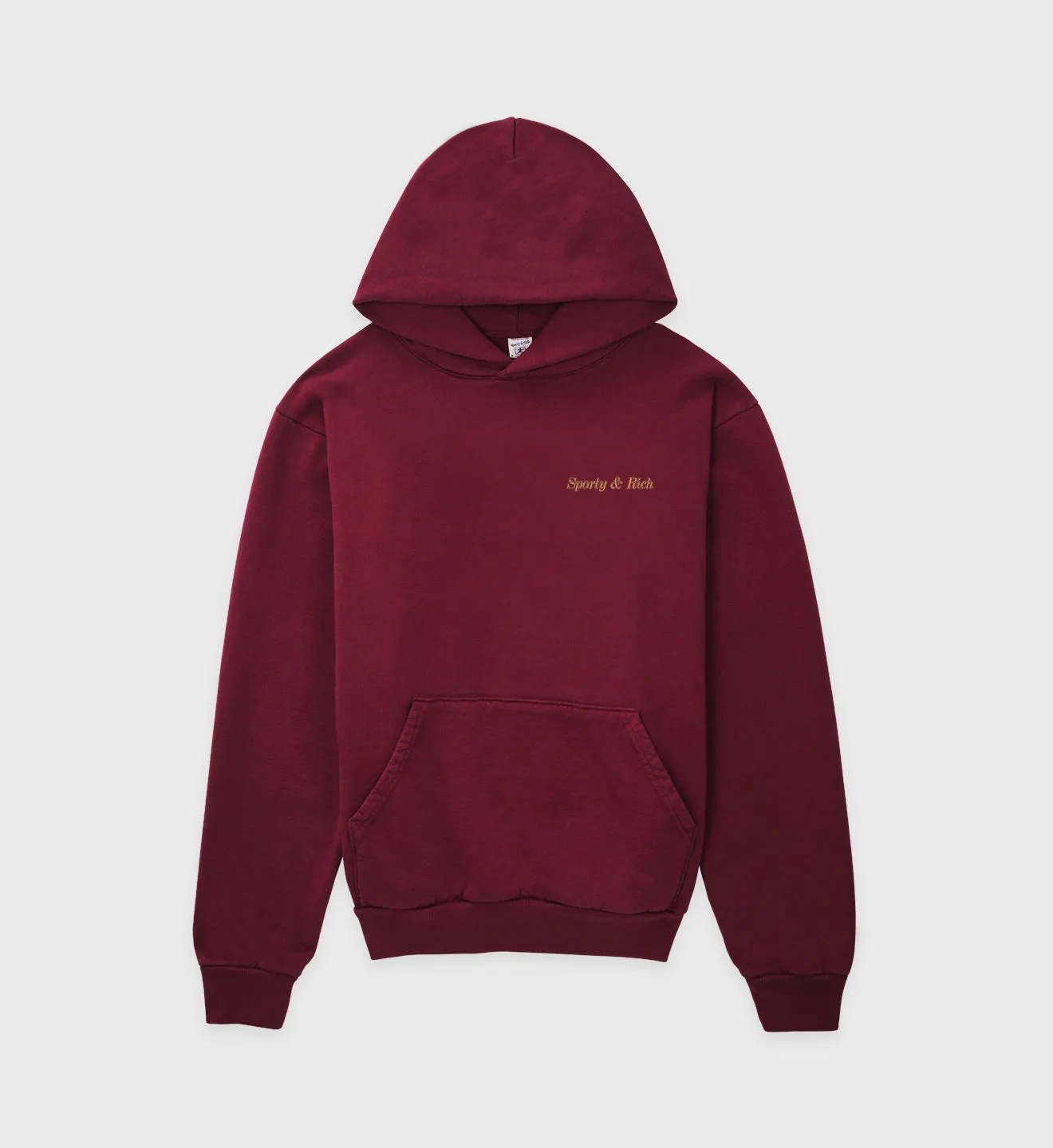 Classic Logo Hoodie - Burgundy