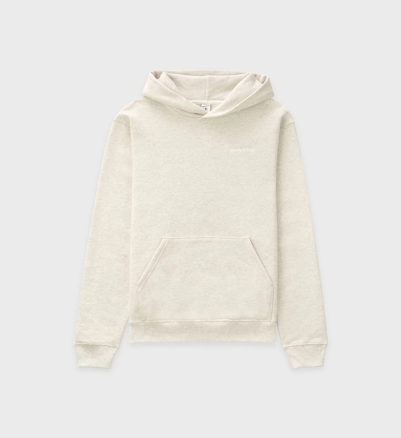 Classic Logo Hoodie - Heather Oatmeal