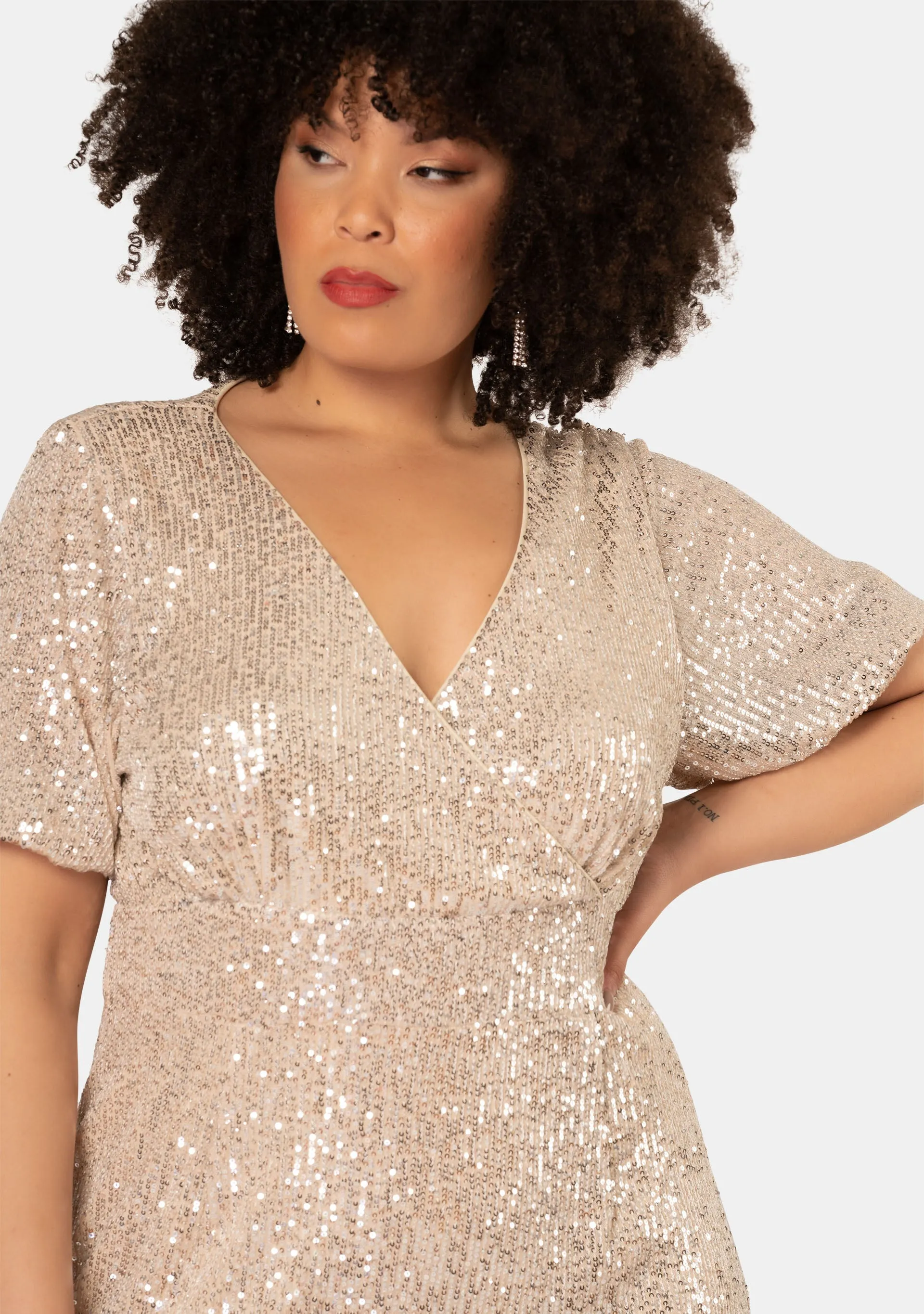 Cocktail Queen Sequin Mini Dress