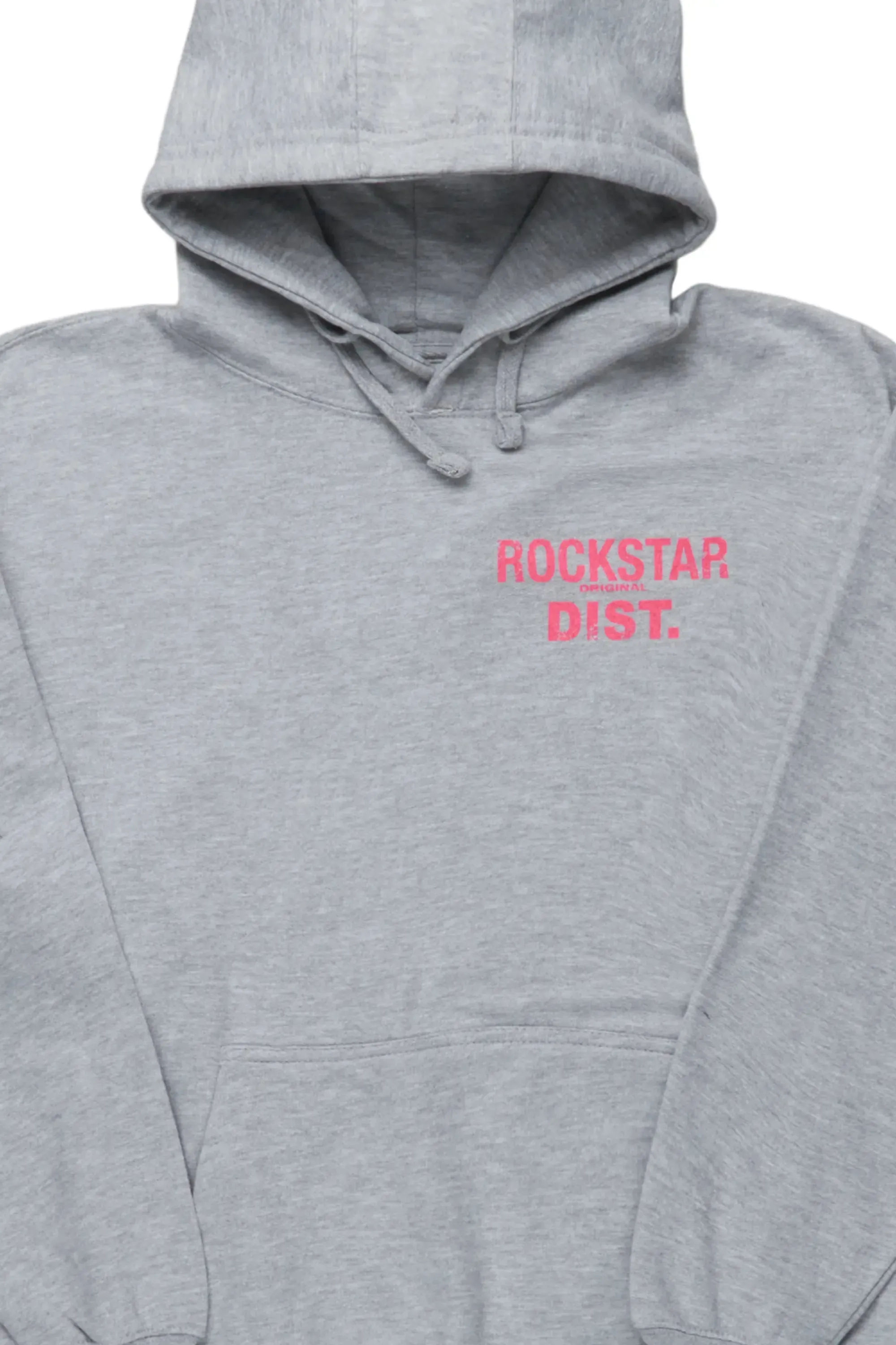 Dalasia Heather Grey Oversized Hoodie