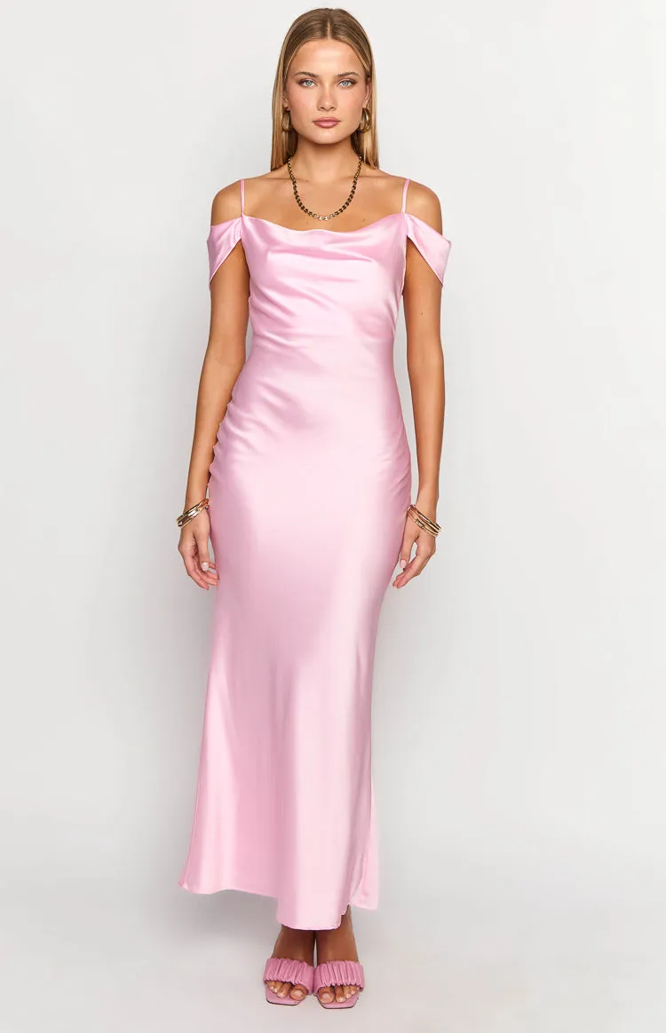 Darby Pink Maxi Formal Dress