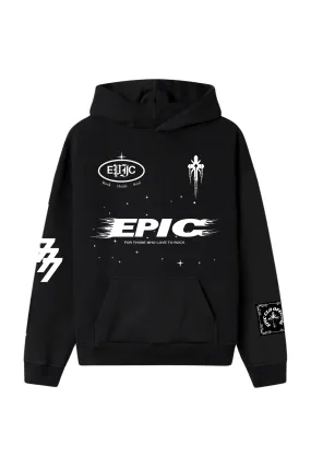 EPIC Black Hoodie 'Galaxy'