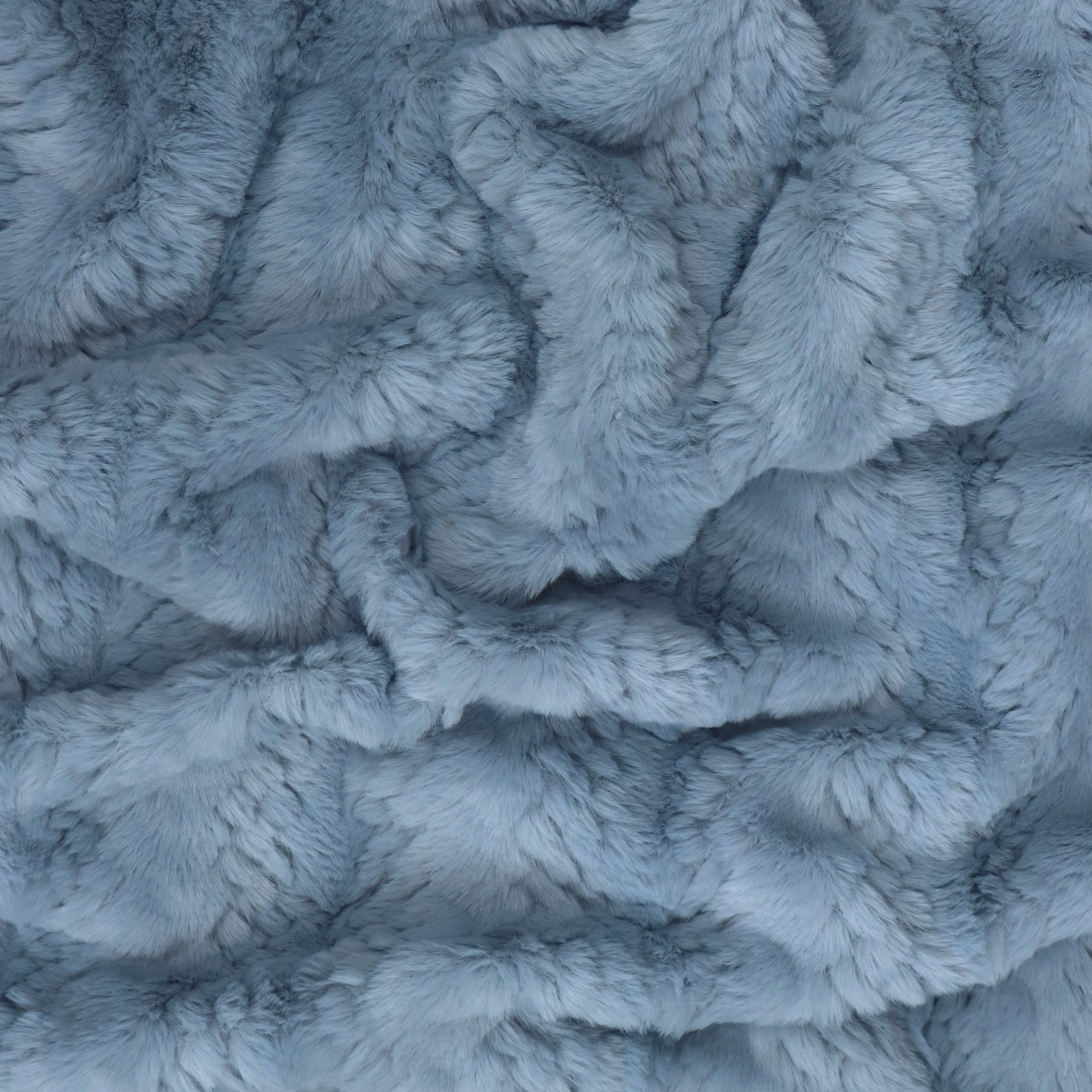 Faux Fur - Cable - Light Blue - SALE