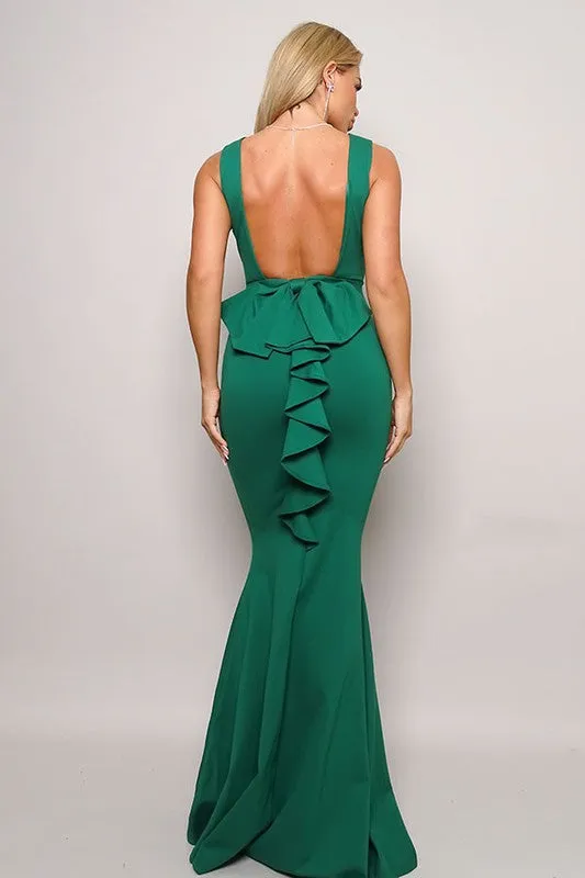 Hunter Golden Globe Award Maxi Dress