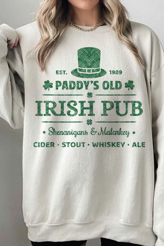 IRISH PUB ST PATRICKS OVERSIZED SWEATSHIRT