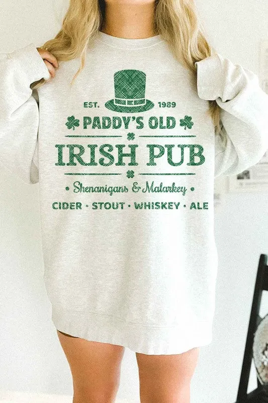 IRISH PUB ST PATRICKS OVERSIZED SWEATSHIRT