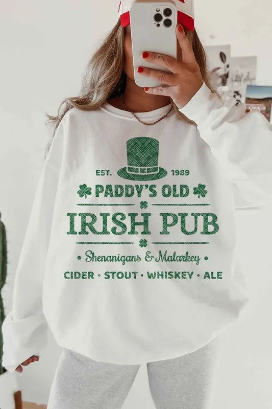 IRISH PUB ST PATRICKS OVERSIZED SWEATSHIRT