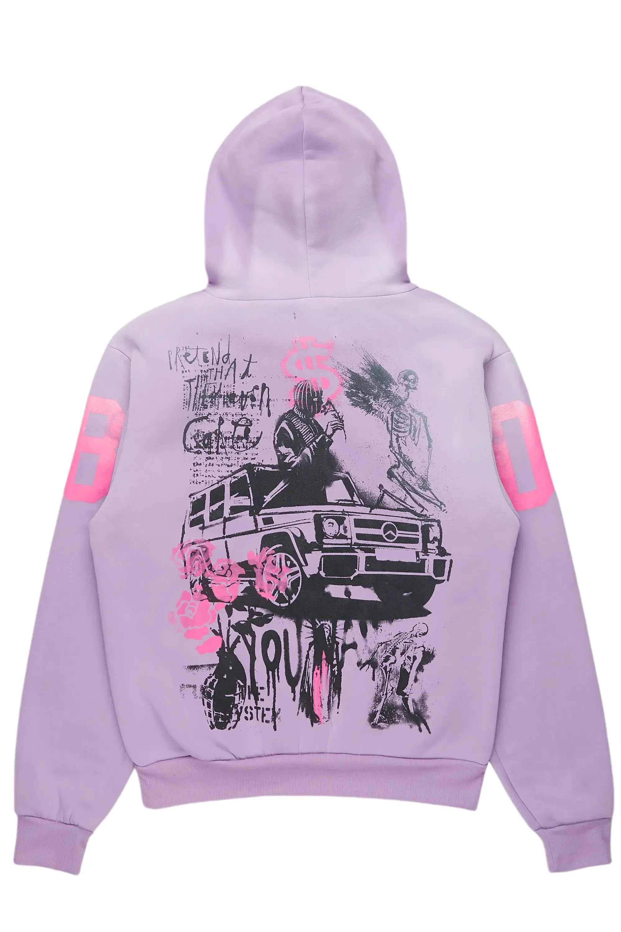 Kamille Lavender Oversized Hoodie