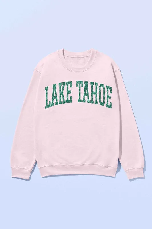 LAKE TAHOE CALIFORNIA NEVADA OVERSIZED SWEATSHIRT