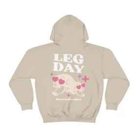 LEG DAY SKELETON- HOODIE