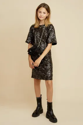 Les Coyotes de Paris Alexa Sequin Party Girls Dress