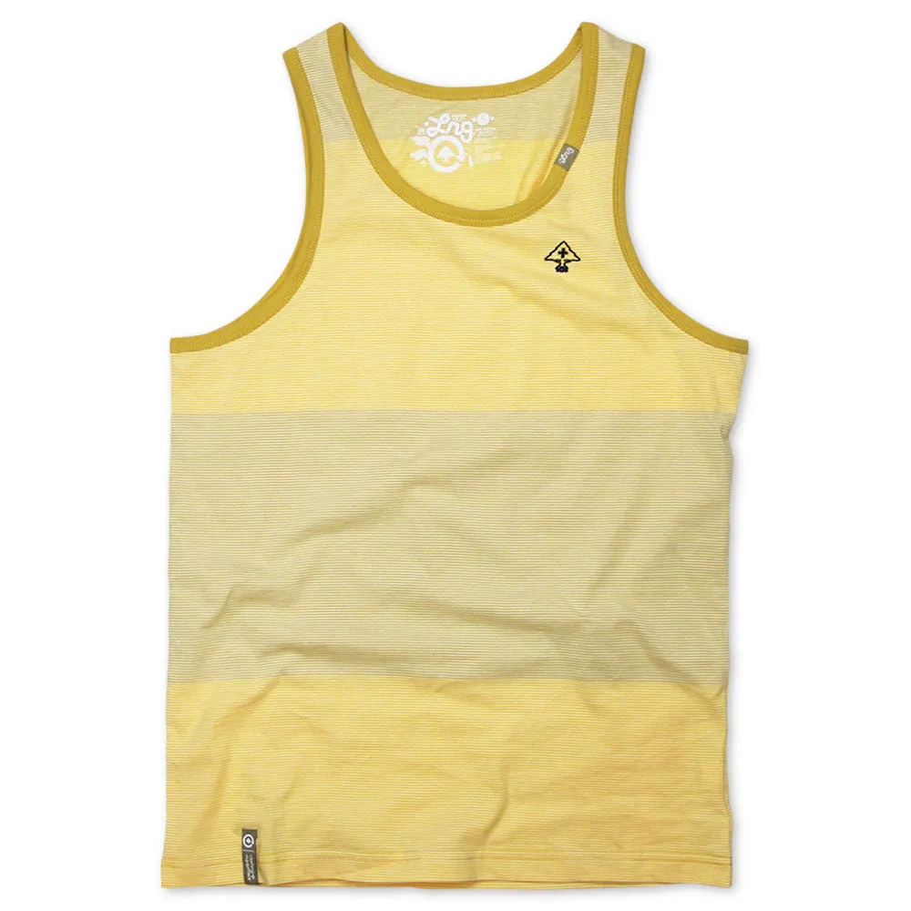 LRG Core Collection Striped Tank Top Yellow