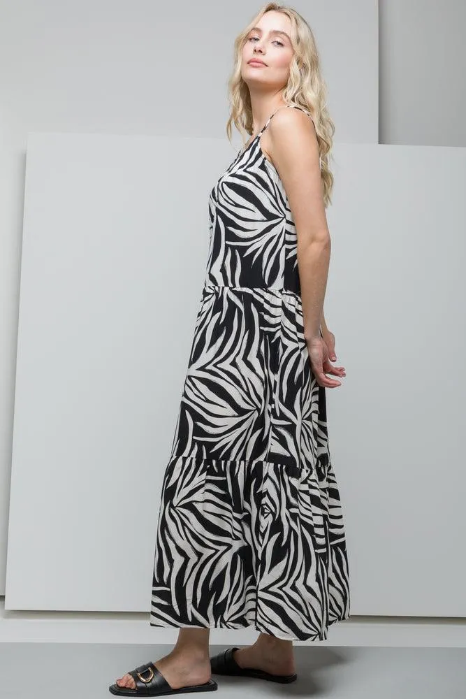 Maxi Strappy Dress Black