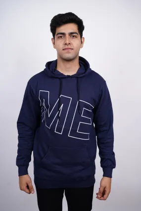 ME Relaxed fit Dark Heaven Blue Hoodie for Men By DemonWear