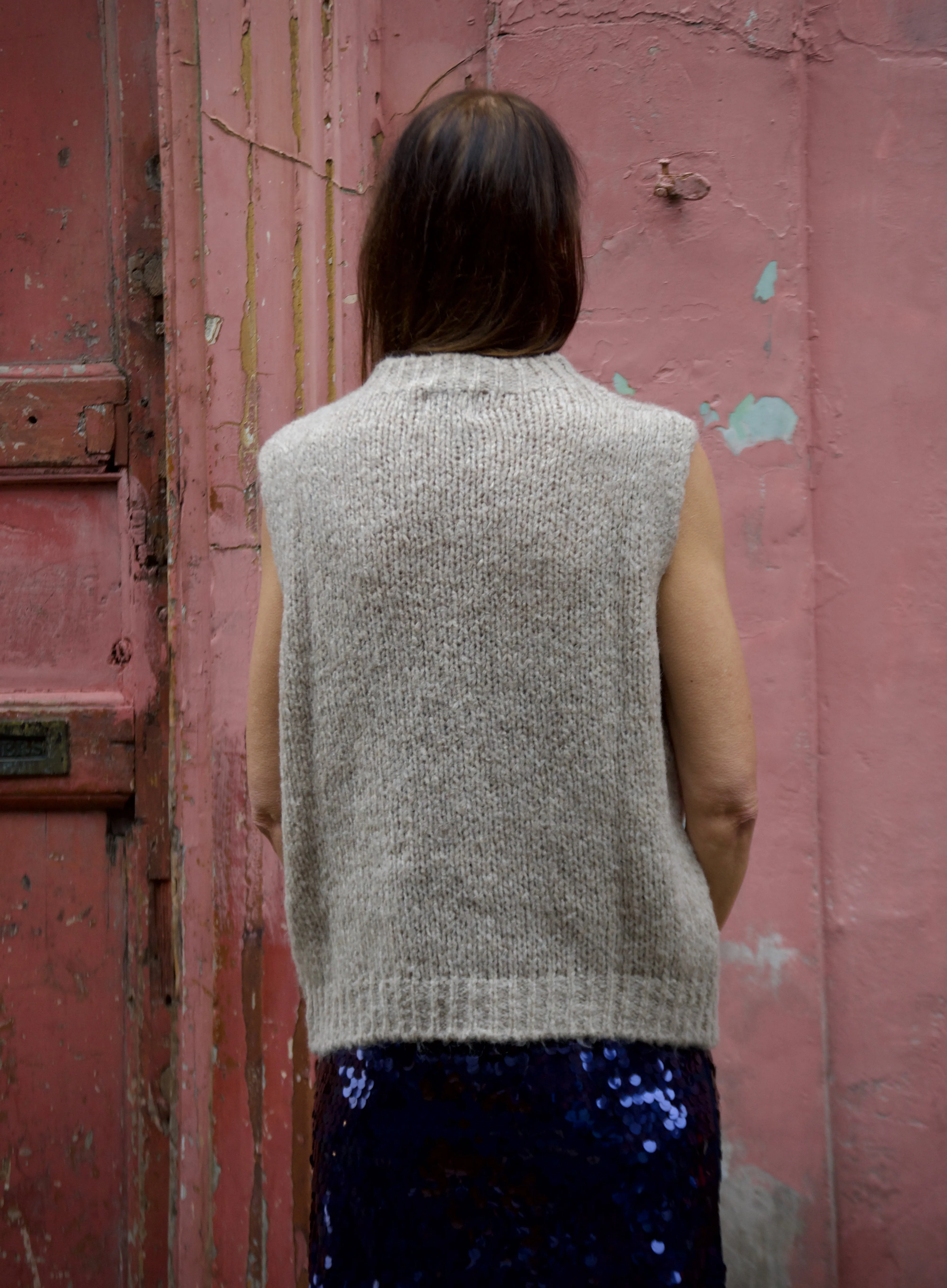 Noella Kala Sand Knit Vest