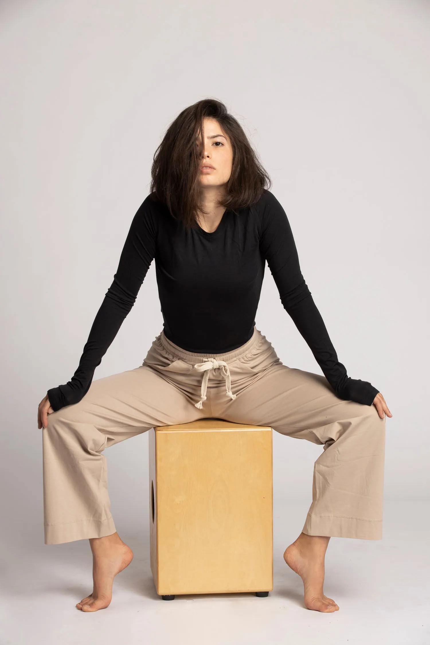 Organic Cotton Wide Leg Lounge Pants