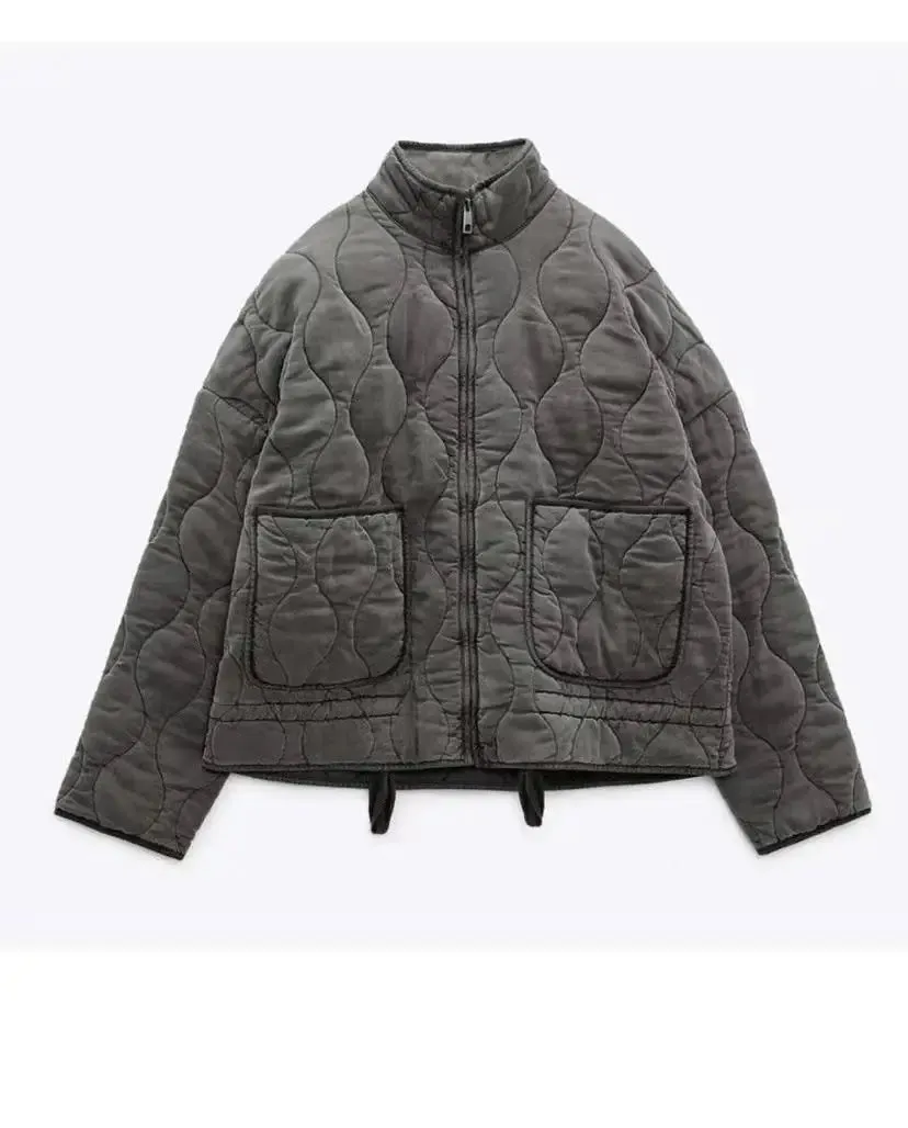 Patch Pocket Quilted Comfort Jacket