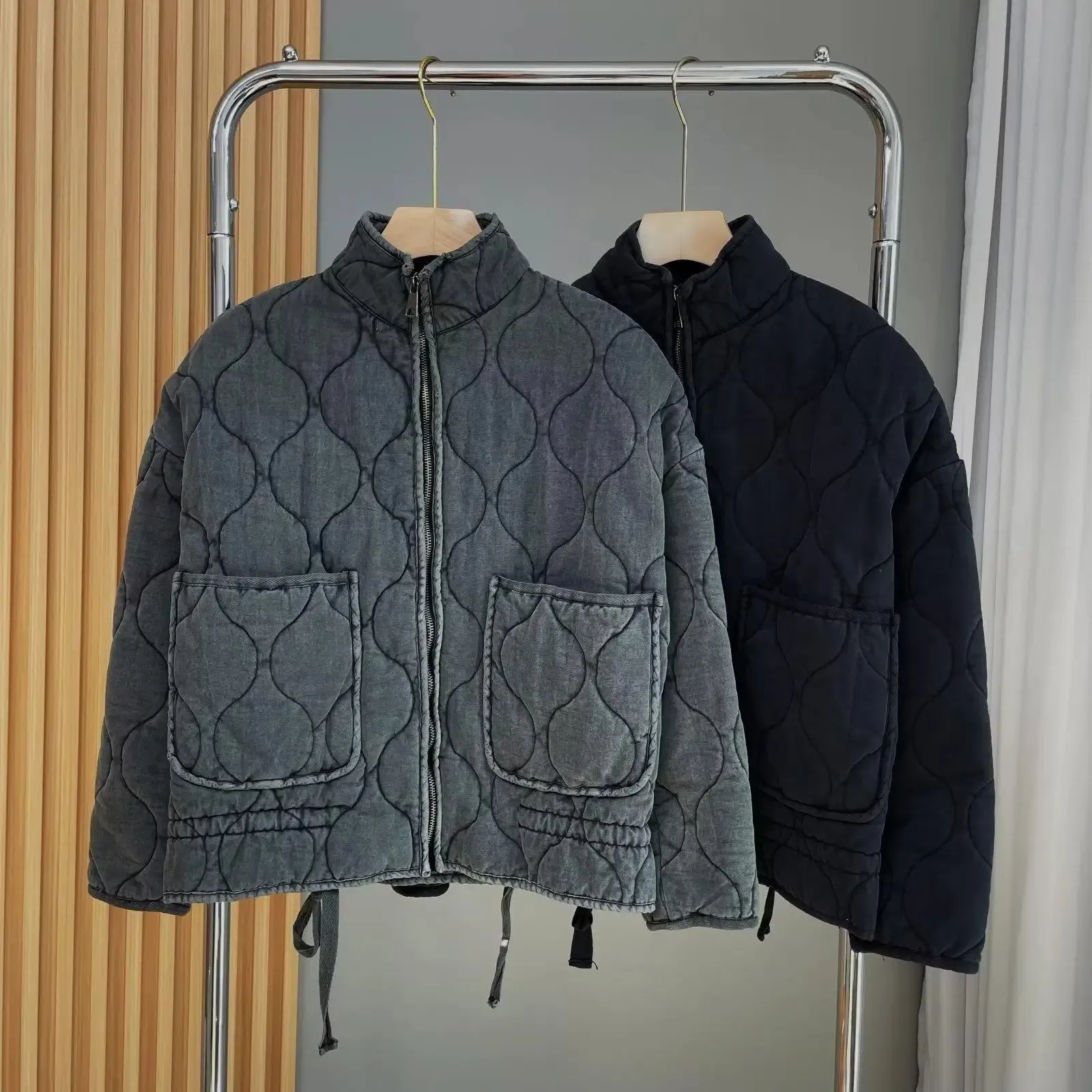 Patch Pocket Quilted Comfort Jacket