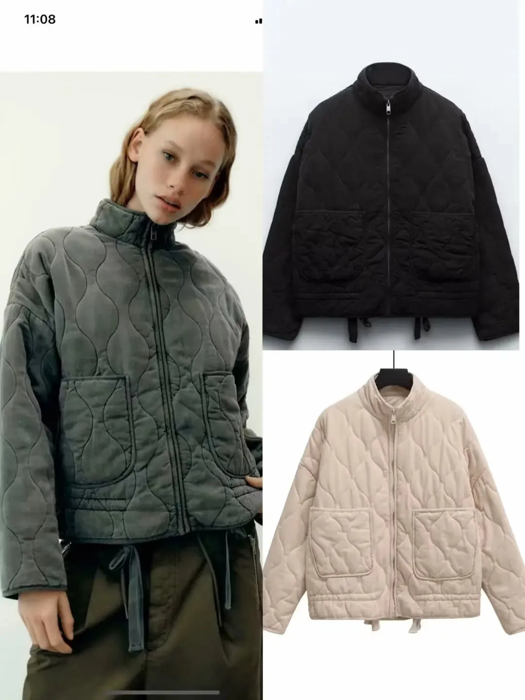 Patch Pocket Quilted Comfort Jacket