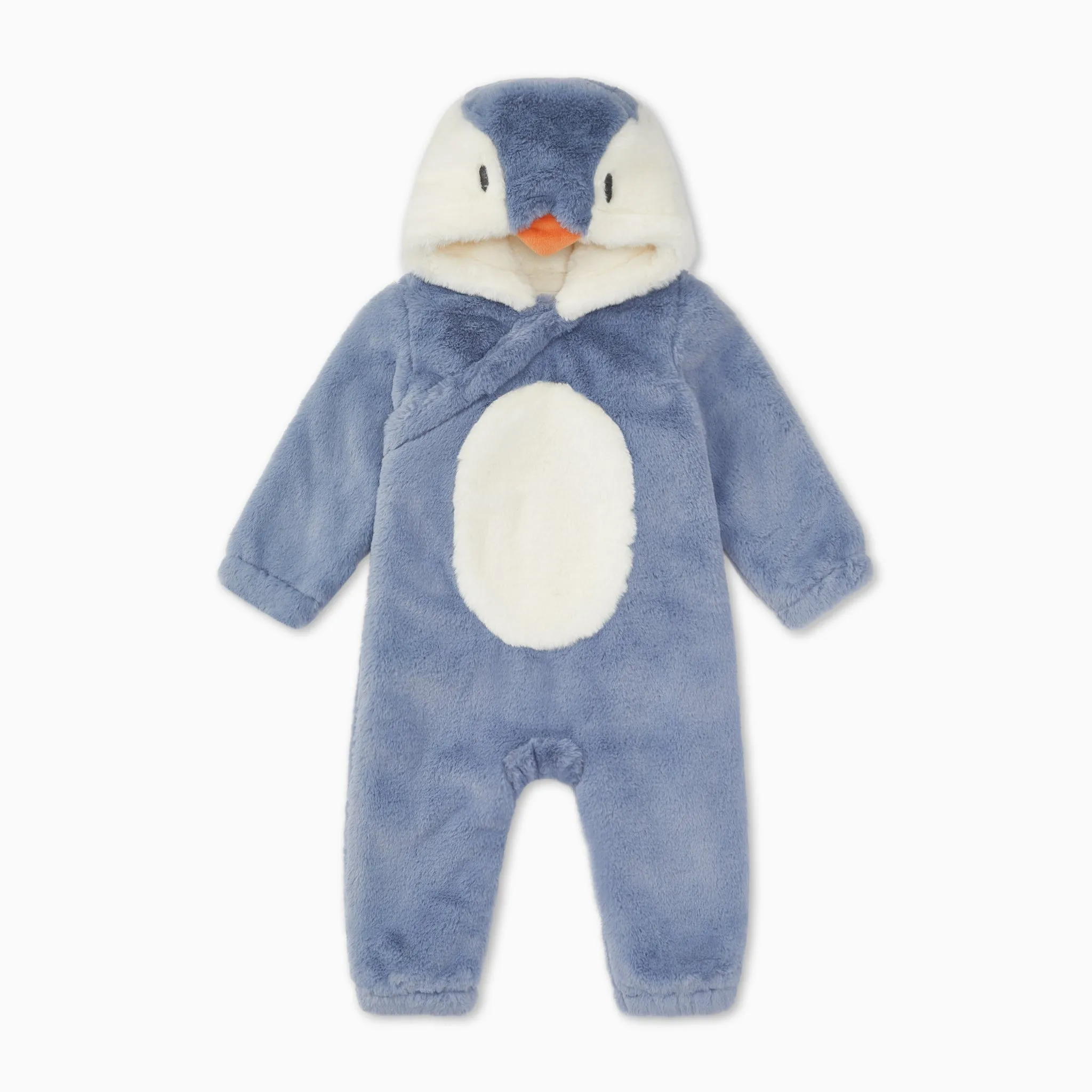 Penguin Faux Fur Pramsuit