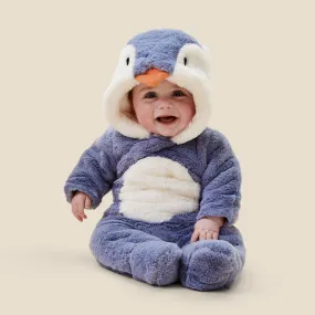 Penguin Faux Fur Pramsuit