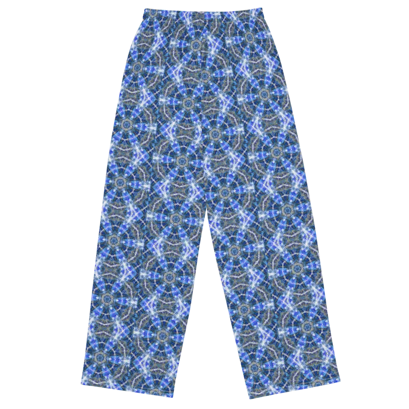 "Whirling Petals" Collection - Fractal Design Wide Leg Pants