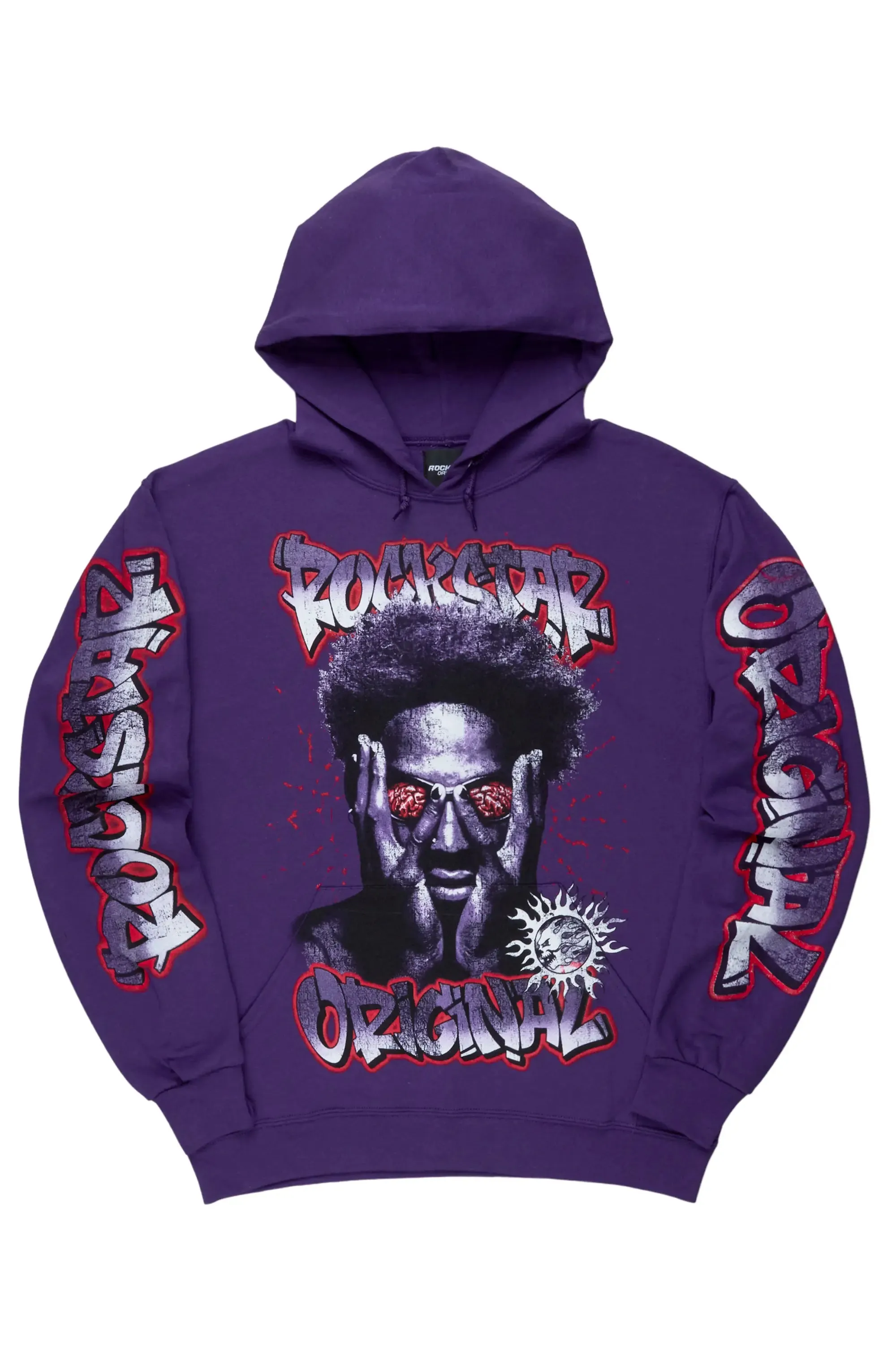 Shani Purple Oversized Hoodie