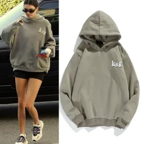 Streetwear Cashmere Pattern Oversized Print Fleece Winter Hoodies for both Men and Women