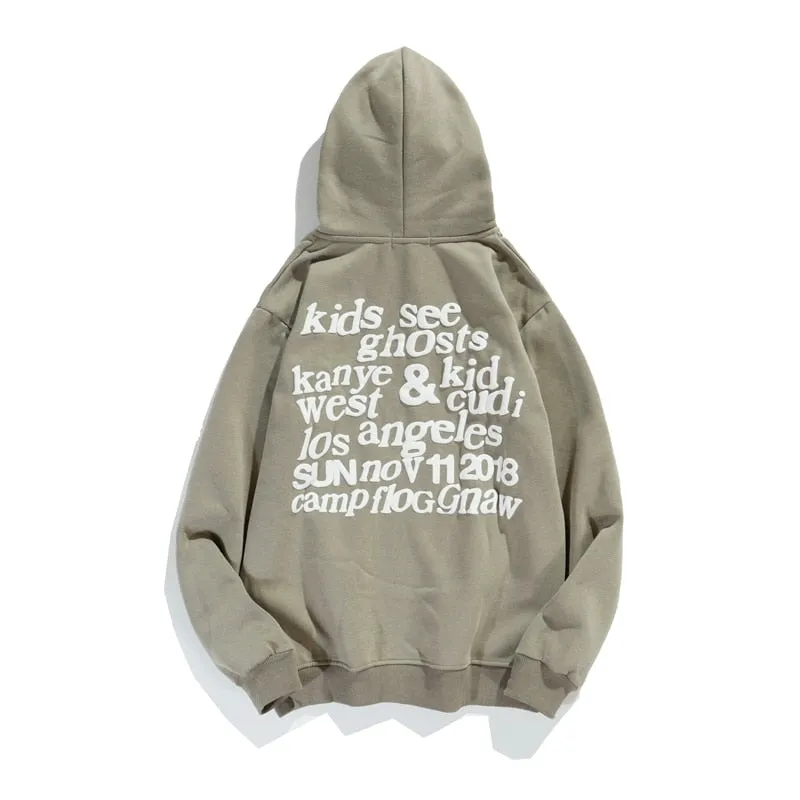 Streetwear Cashmere Pattern Oversized Print Fleece Winter Hoodies for both Men and Women