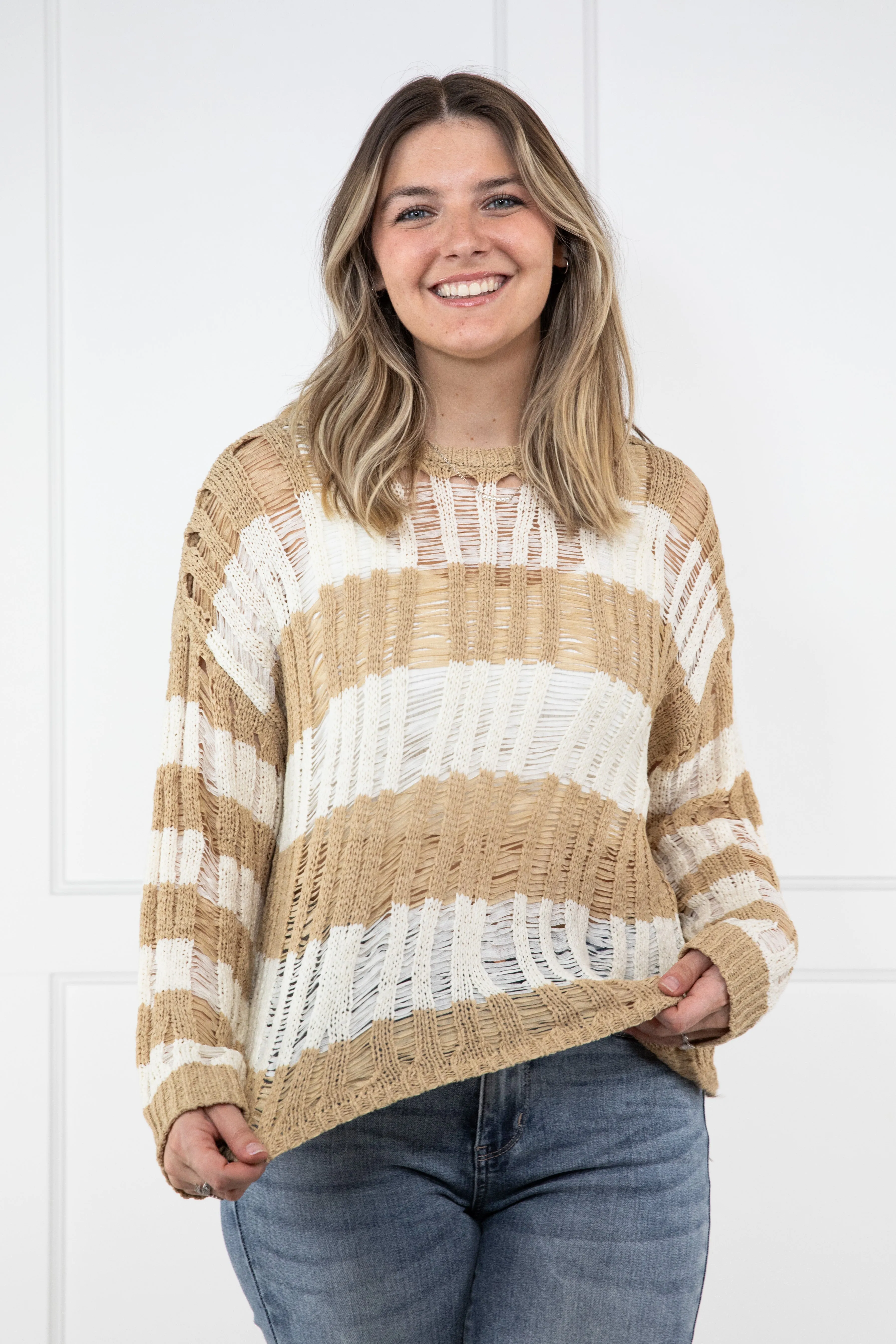 Striped Chic Sweater * Final Sale*