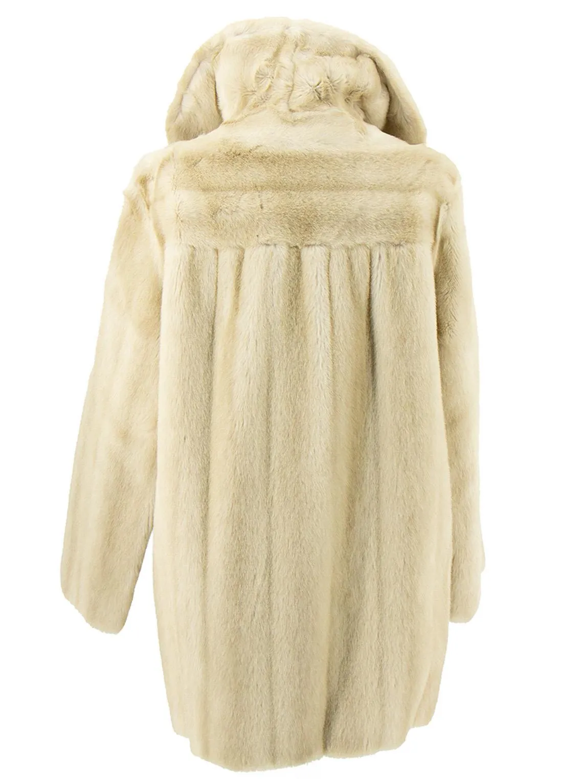 True Vintage Blonde Faux Fur Coat